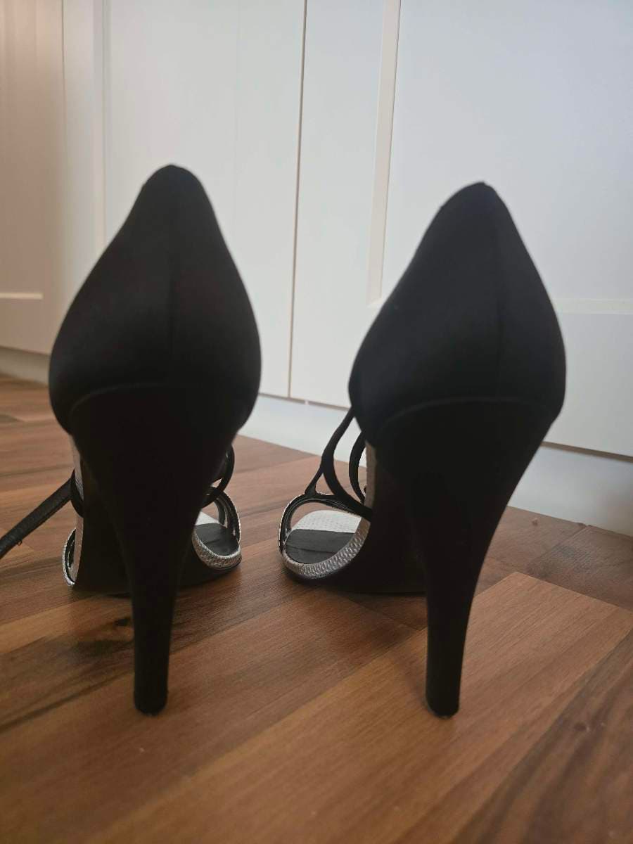 Chanel Embellished Ankle-Strap Heels thumbnail 4