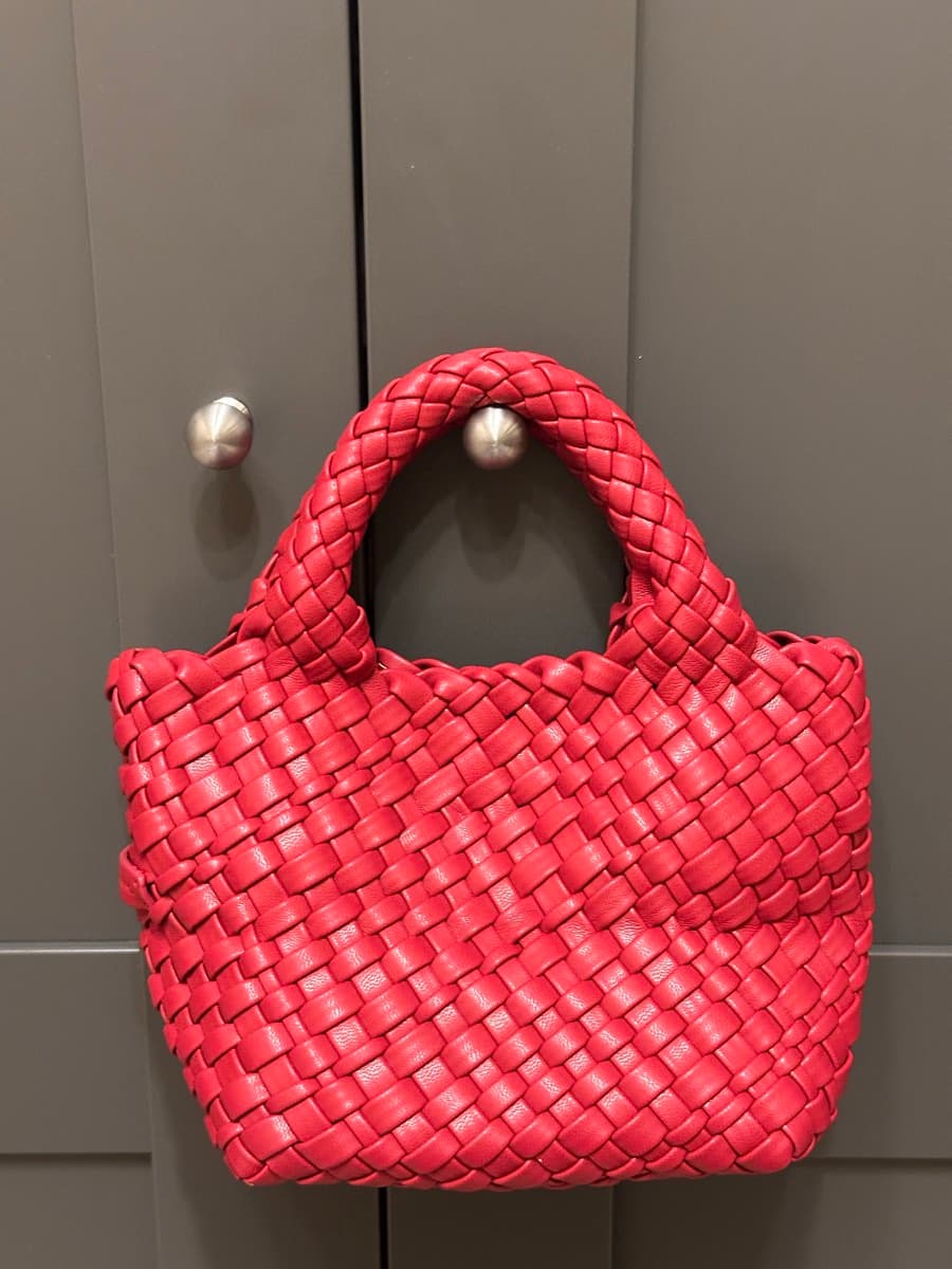 Woven Leather Top Handle Bag thumbnail 2