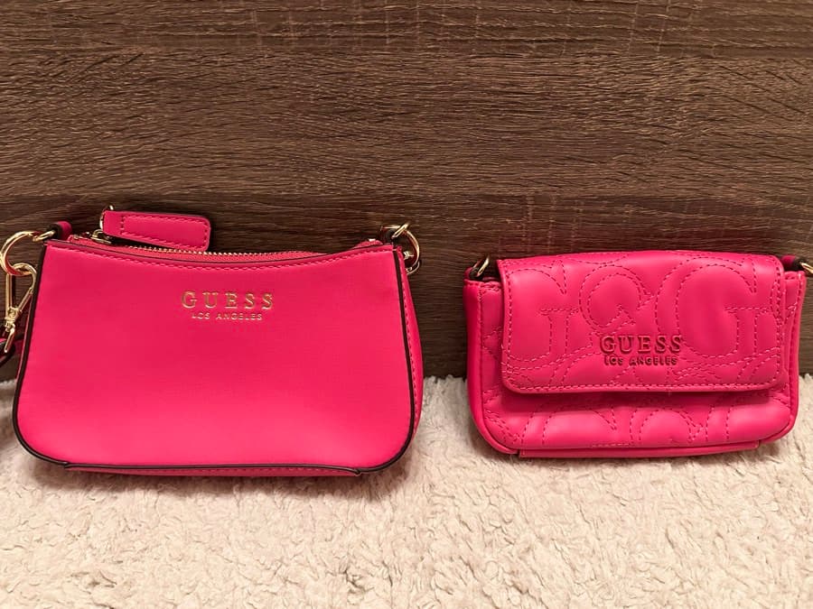 Guess Pink Crossbody Bag with detachable front flap, style in multiple ways! thumbnail 3