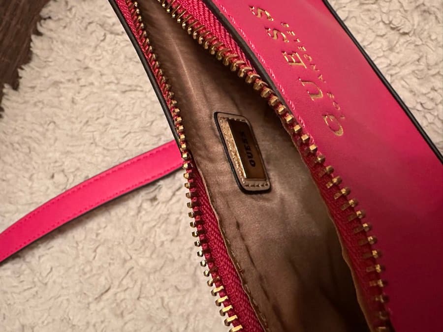 Guess Pink Crossbody Bag with detachable front flap, style in multiple ways! thumbnail 6