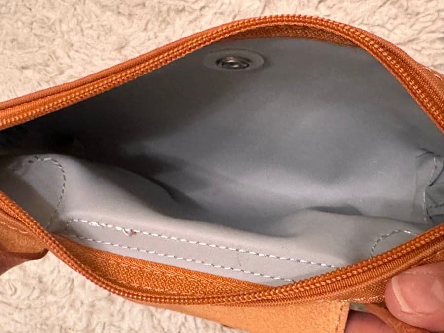 Longchamp-like Orange Le Pliage Pouch (not original) thumbnail 3