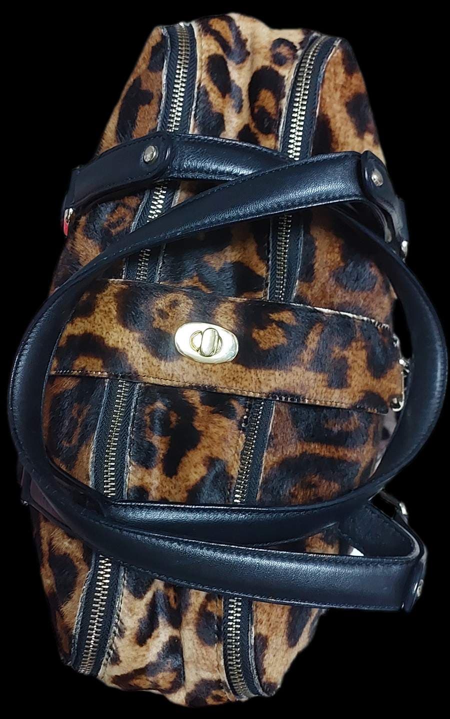 JIMMY CHOO Leopard Print BLYTHE bag thumbnail 3