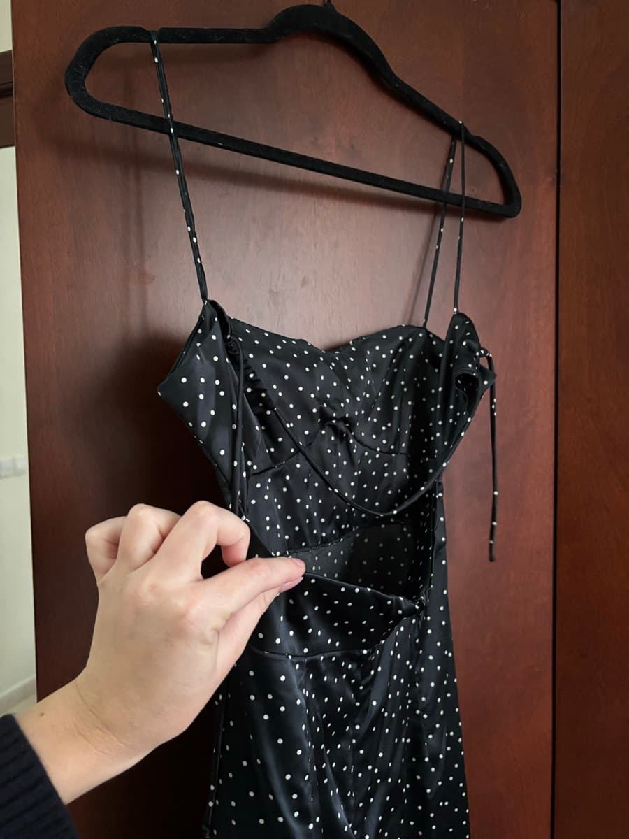 Polka Dot Midi Dress thumbnail 3