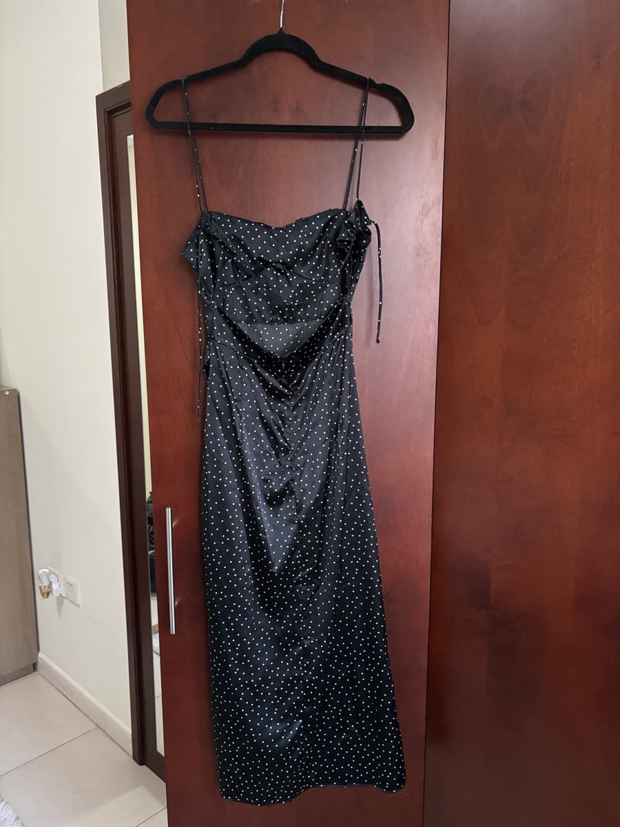 Polka Dot Midi Dress thumbnail 2
