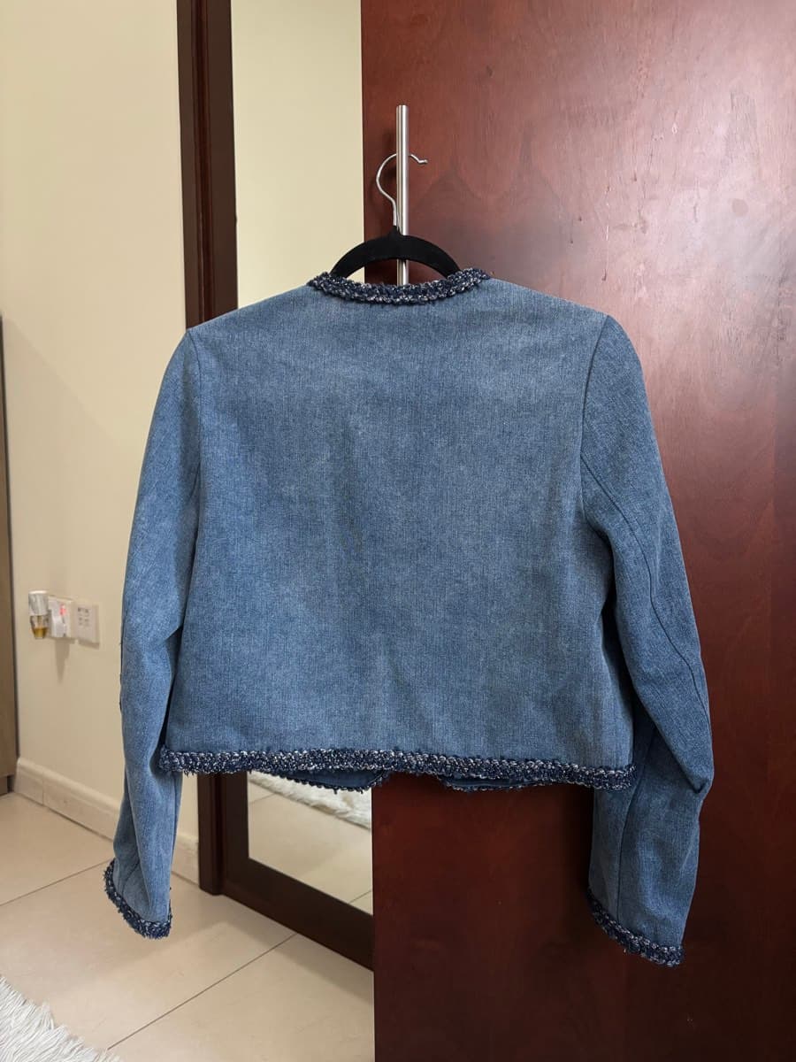 Pomelo Denim Tweed Jacket thumbnail 2