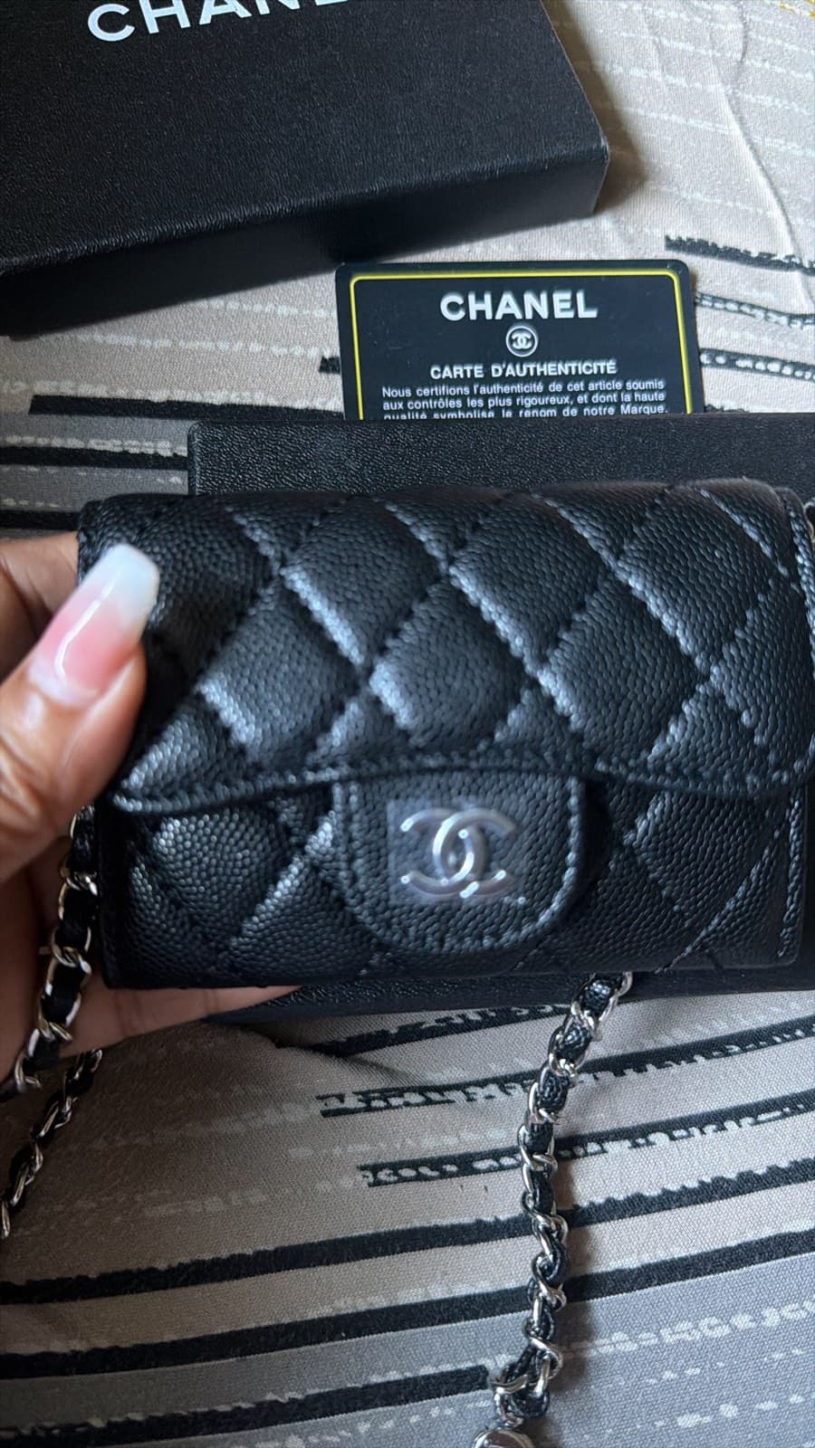Chanel Quilted Wallet on Chain