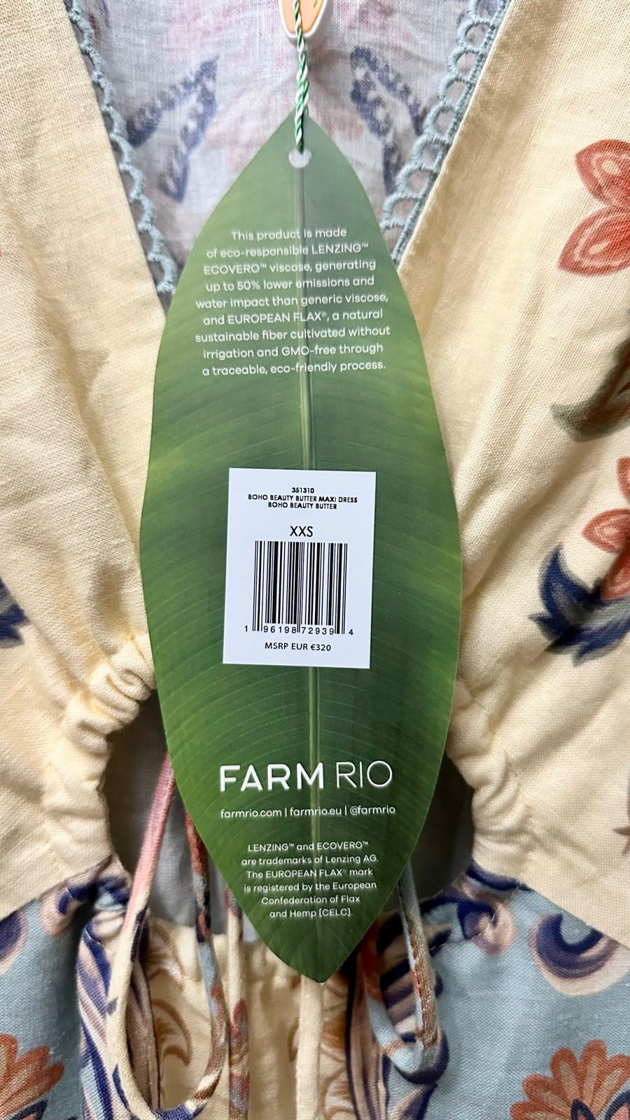 FARM Rio Boho Beauty Butter Maxi Dress thumbnail 5