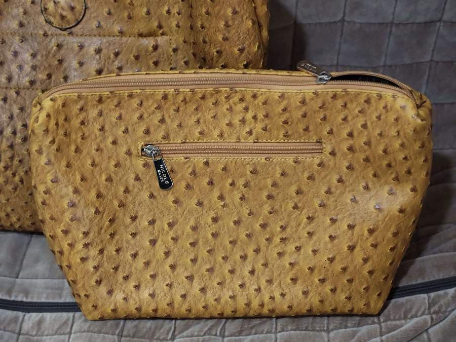 Nicole Miller Ostrich-Bag with Pouch thumbnail 7