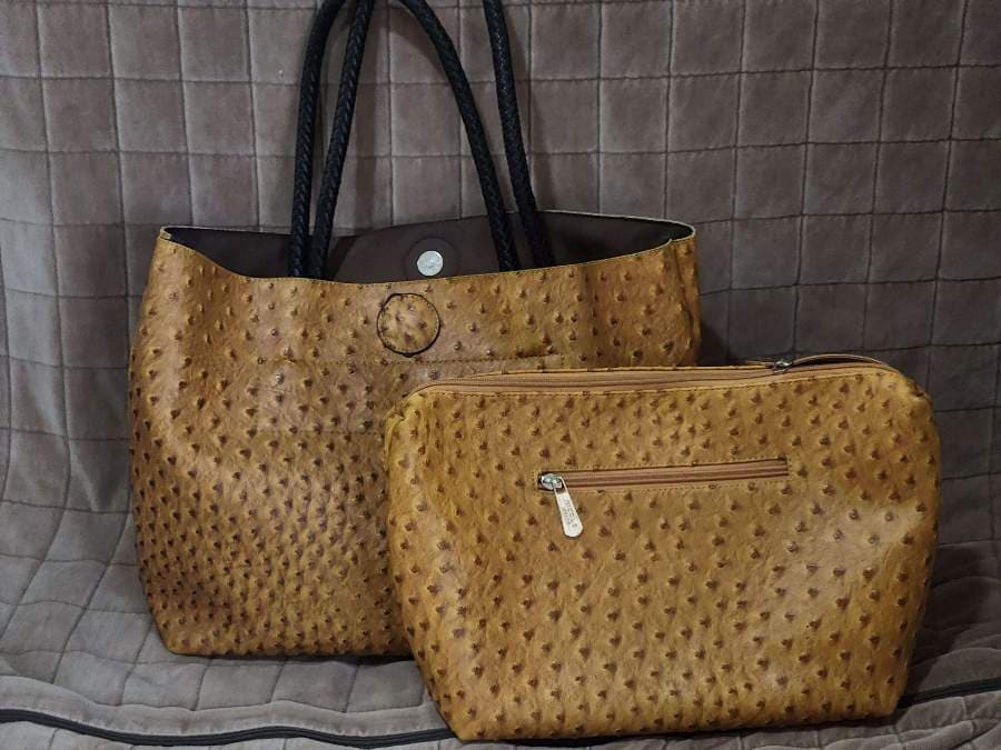 Nicole Miller Ostrich-Bag with Pouch thumbnail 8