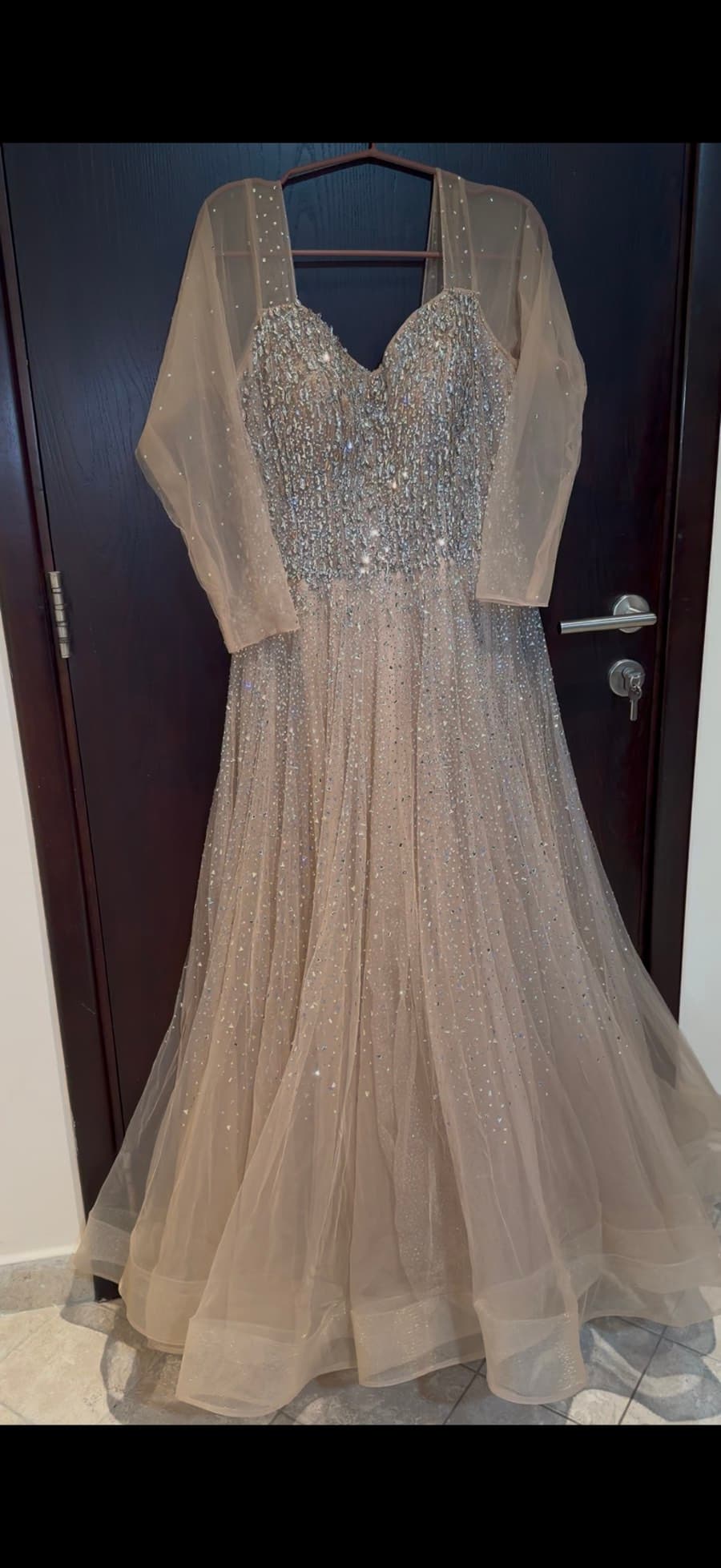 Embellished Tulle Gown thumbnail 5