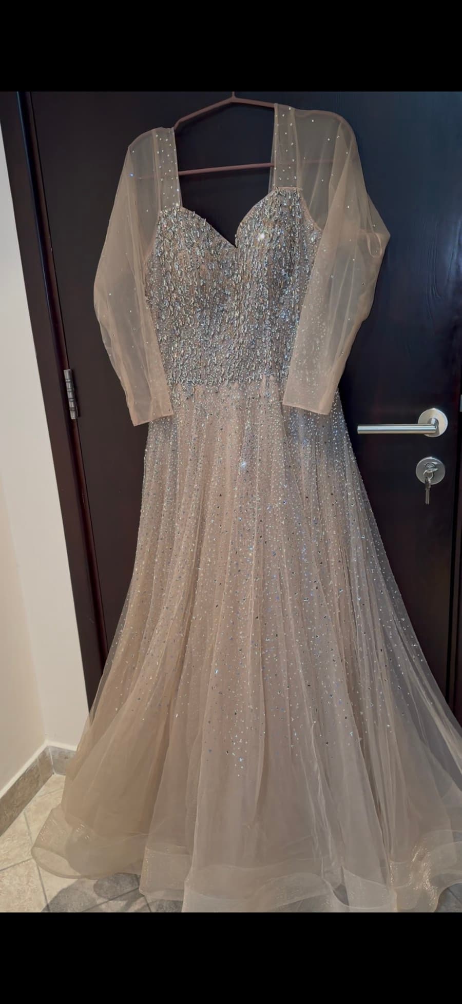 Embellished Tulle Gown thumbnail 7