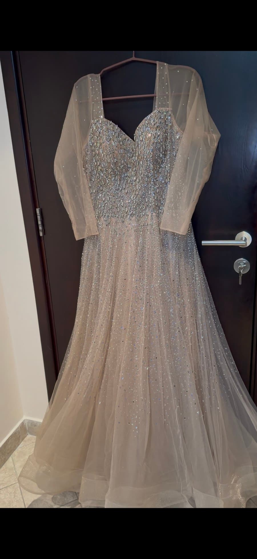 Embellished Tulle Gown thumbnail 6