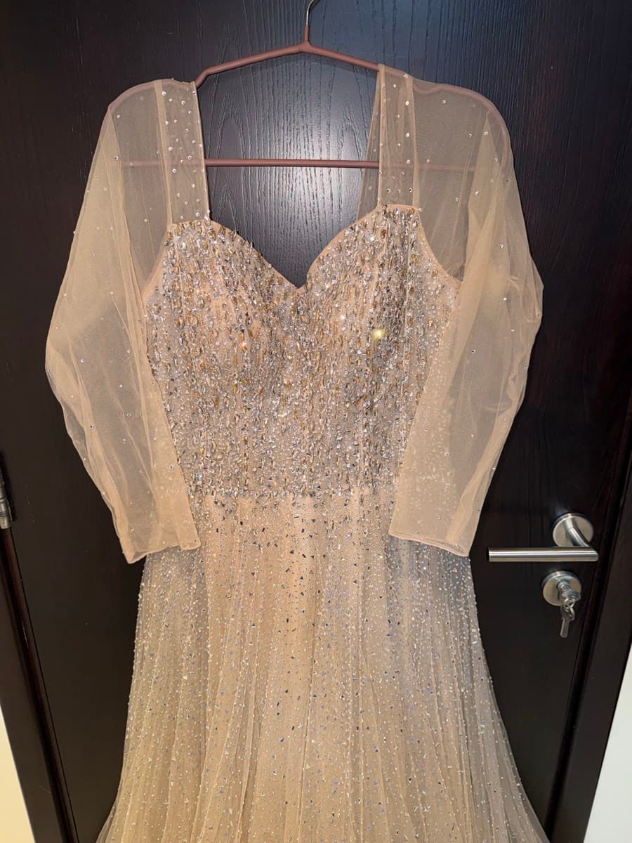 Embellished Tulle Gown thumbnail 3