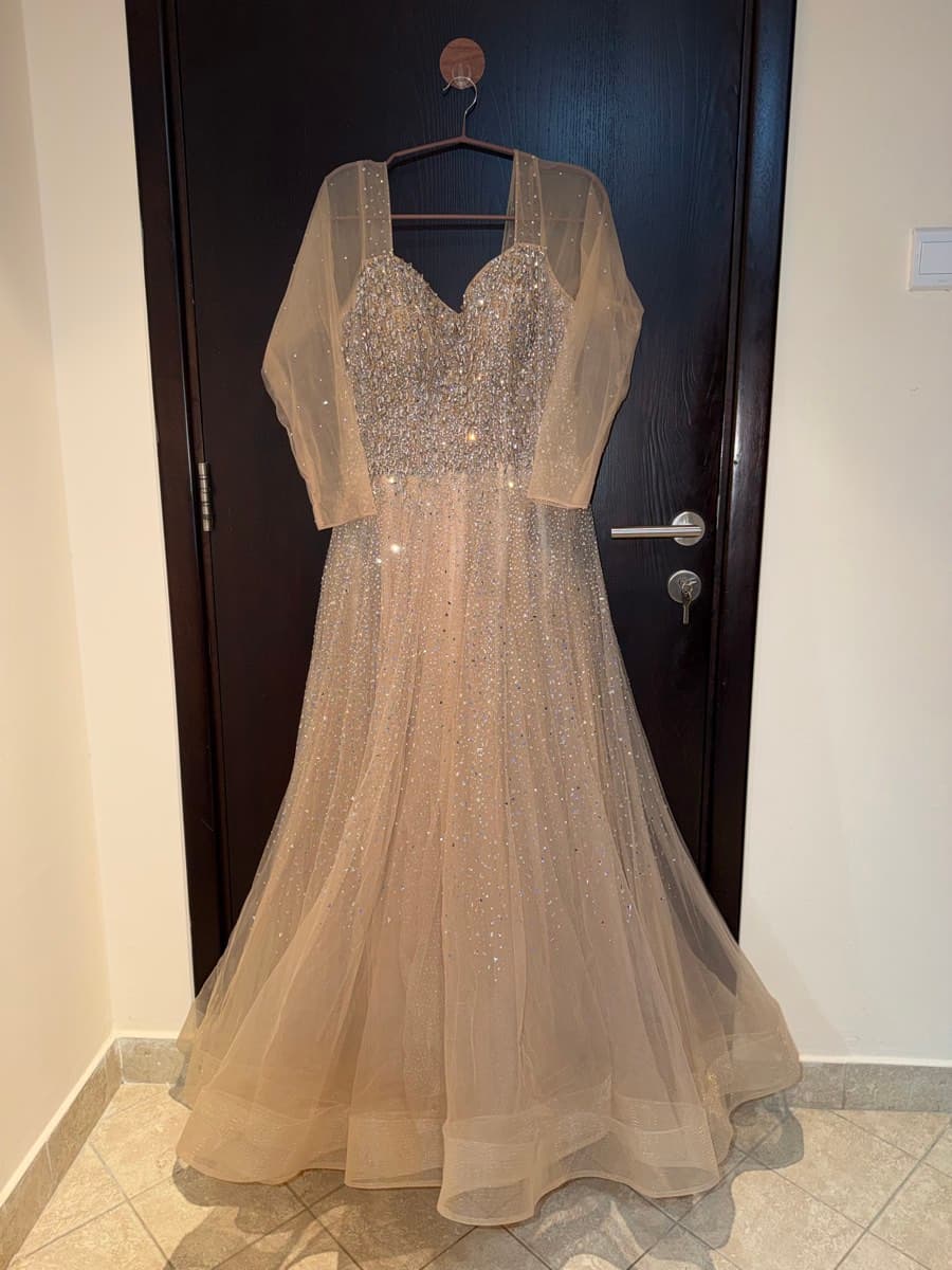 Embellished Tulle Gown thumbnail 4
