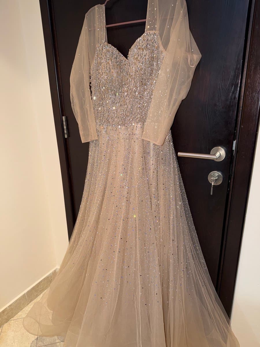 Embellished Tulle Gown thumbnail 2