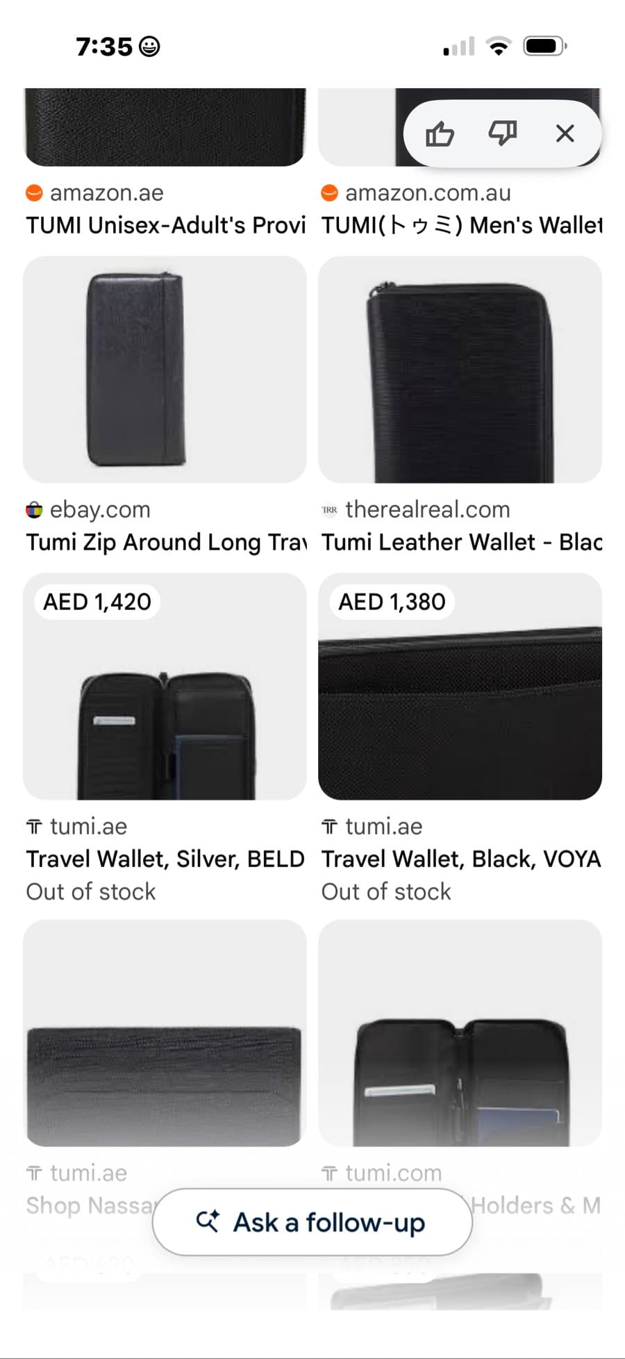 Tumi Zip-Around Wallet thumbnail 2