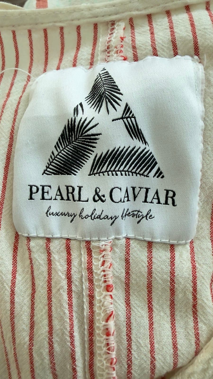 Pearl&Caviar Striped V-Neck Mini Dress thumbnail 2
