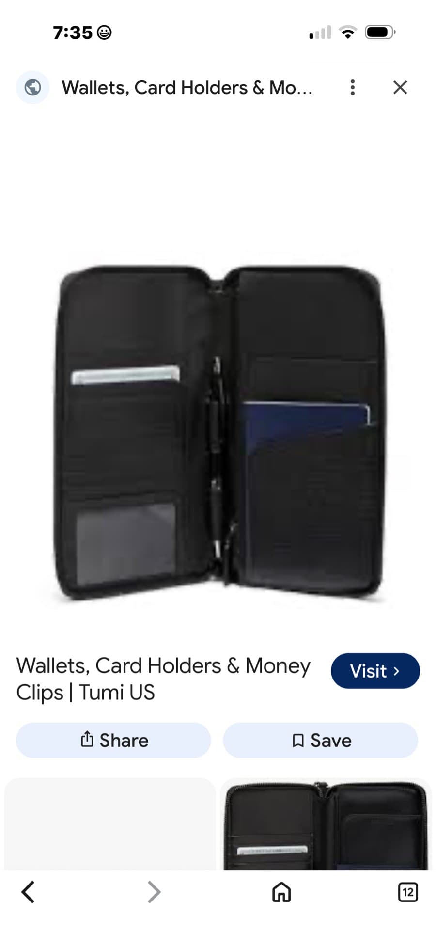 Tumi Zip-Around Wallet