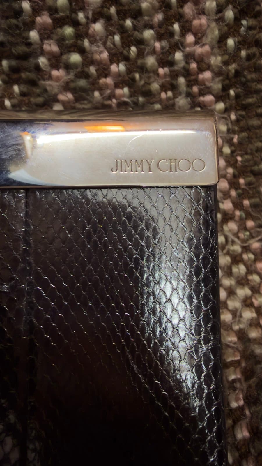Python Embossed Clutch Bag thumbnail 2