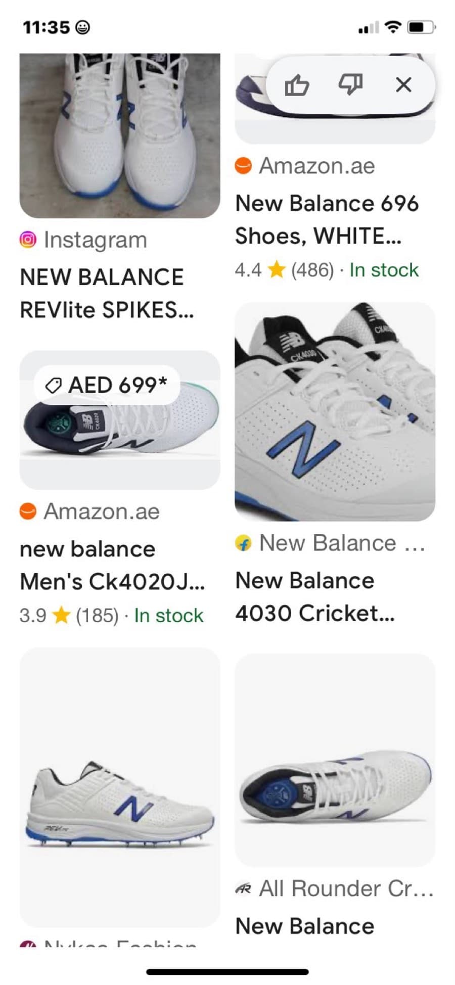 New Balance CK4030 CRICKET Sneakers thumbnail 3