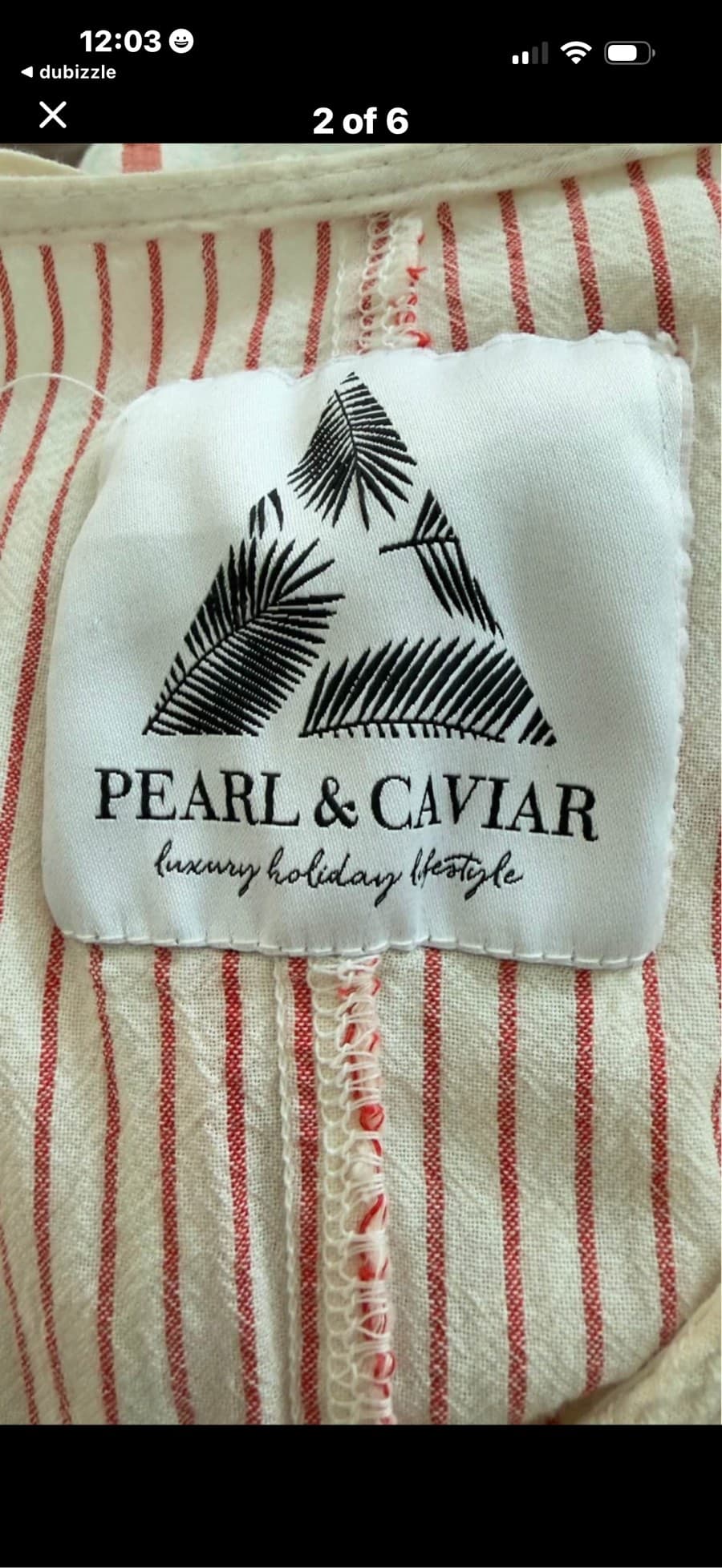 PEARL & CAVIAR Striped Mini Dress thumbnail 2