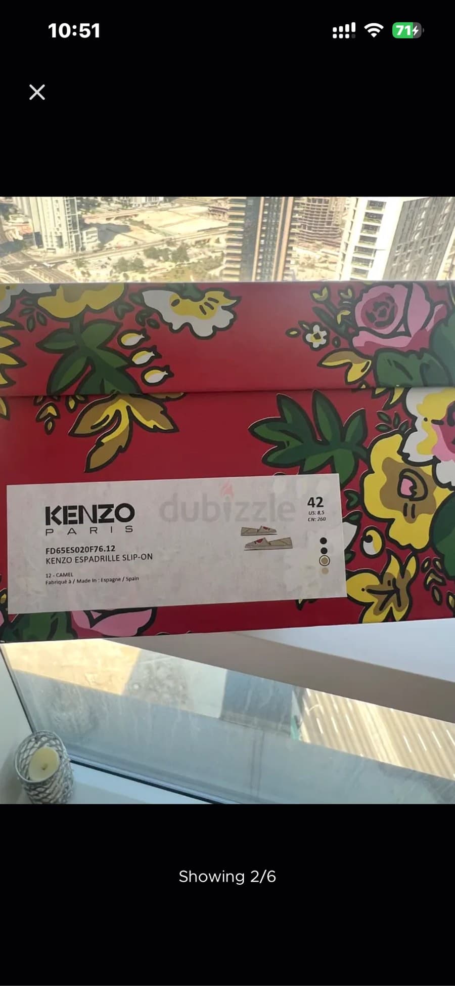 Kenzo Paris Espadrille Flats thumbnail 7