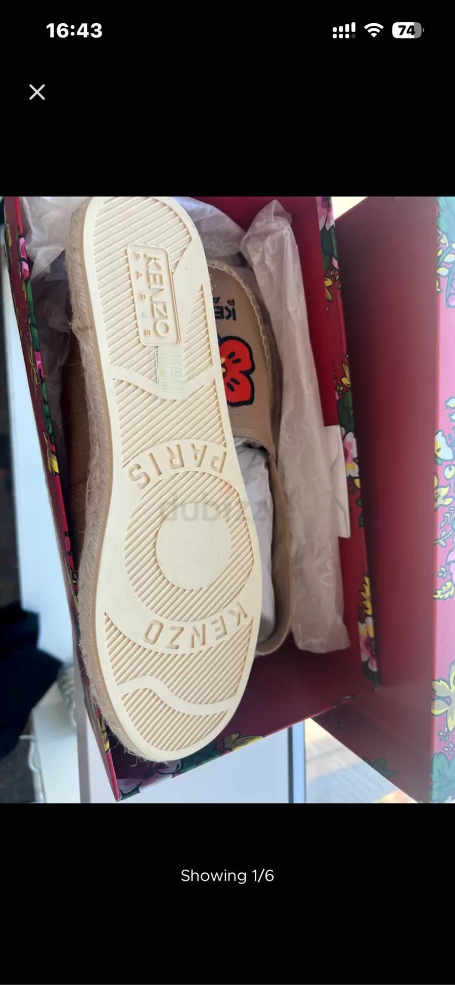 Kenzo Paris Espadrille Flats thumbnail 3