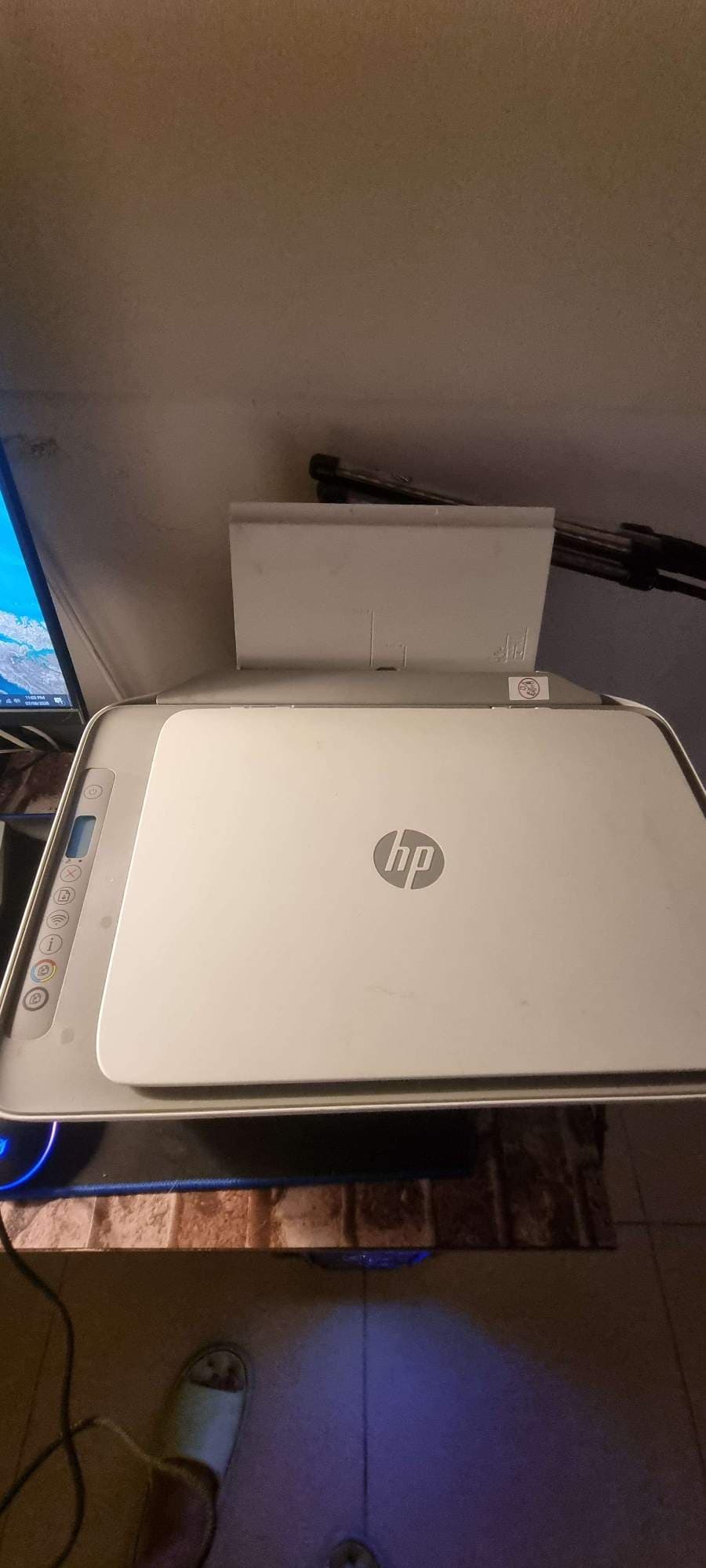 HP White All-in-One Printer