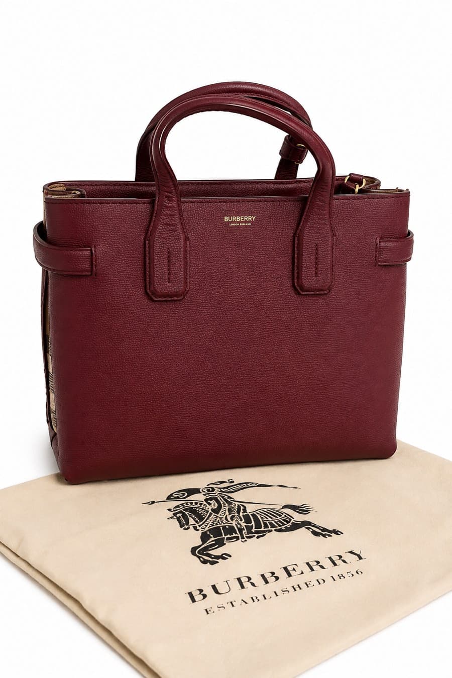 Burberry Grainy Leather Tote thumbnail 3