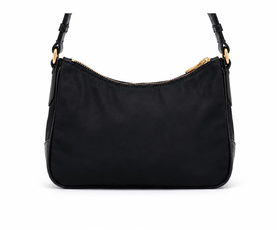 Prada Black Leather Shoulder Bag thumbnail 2