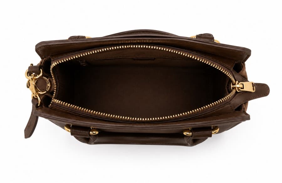 Brown Leather Shoulder Bag