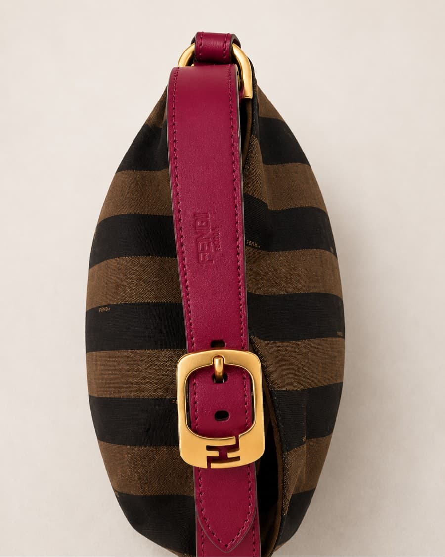 Fendi Striped Canvas Tote thumbnail 4