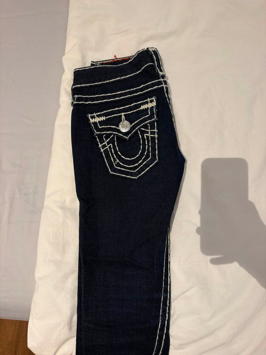 True Religion Dark Wash low rise Jeans thumbnail 2