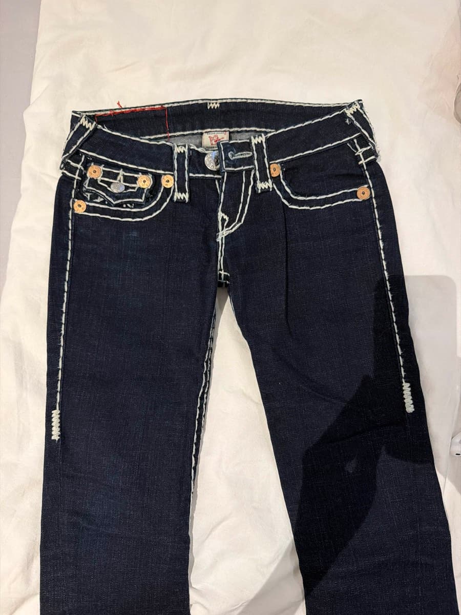 True Religion Dark Wash low rise Jeans