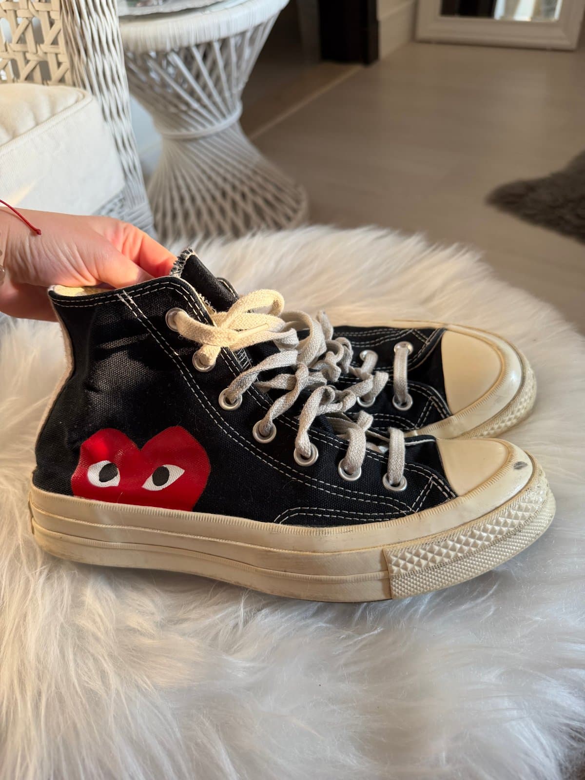 Comme des Garçons Play x Converse Chuck 70 High black thumbnail 4