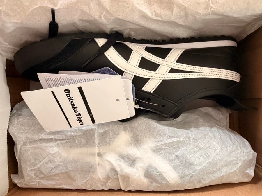 Onitsuka Tiger Mexico 66 black true leather thumbnail 2