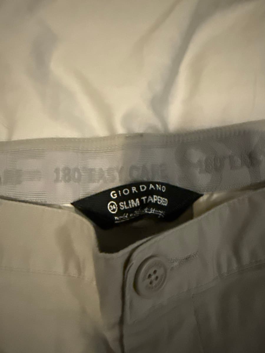 Men's Grey Chino Trousers Giordano  brand thumbnail 4