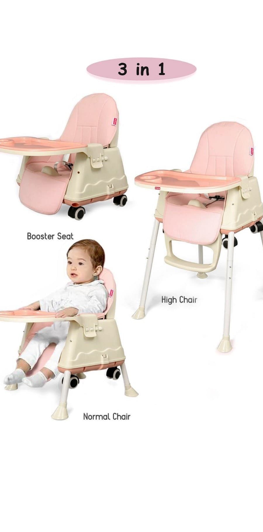 Babyhug 3-in-1 High Chair thumbnail 2