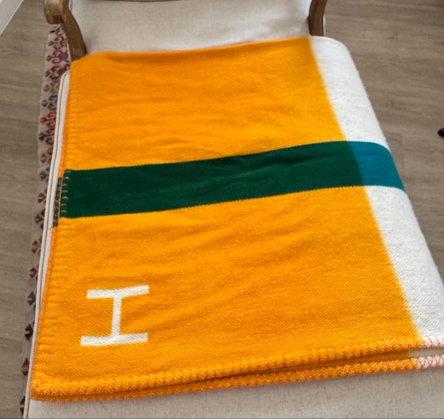 Hermès Blanket «  Dye Sangle » thumbnail 6