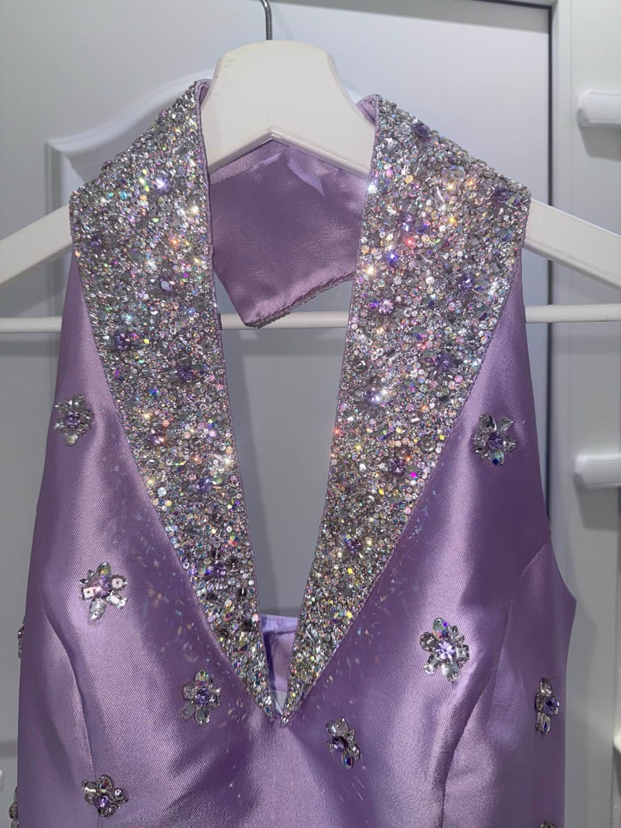 Embellished Halter Neck Gown thumbnail 5