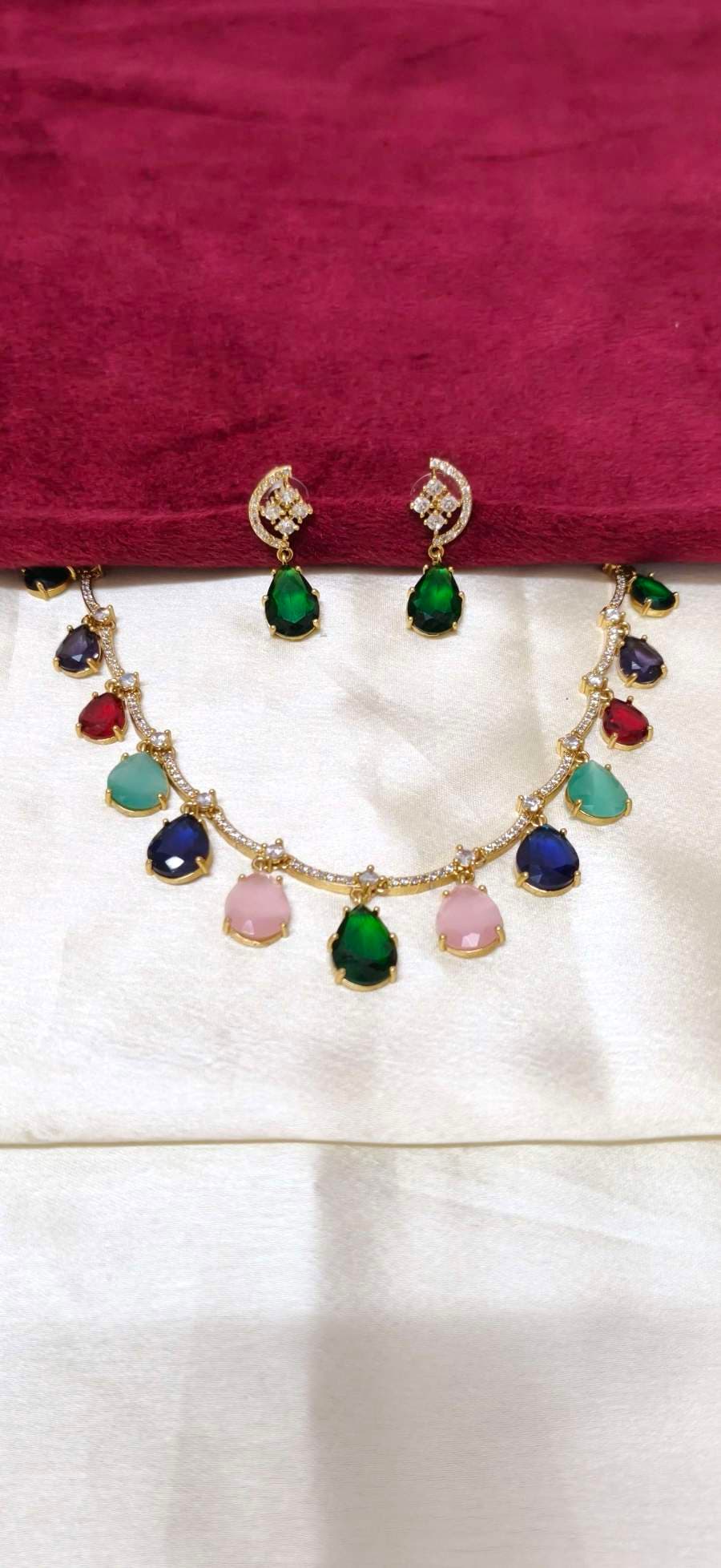 AD stone necklace thumbnail 2