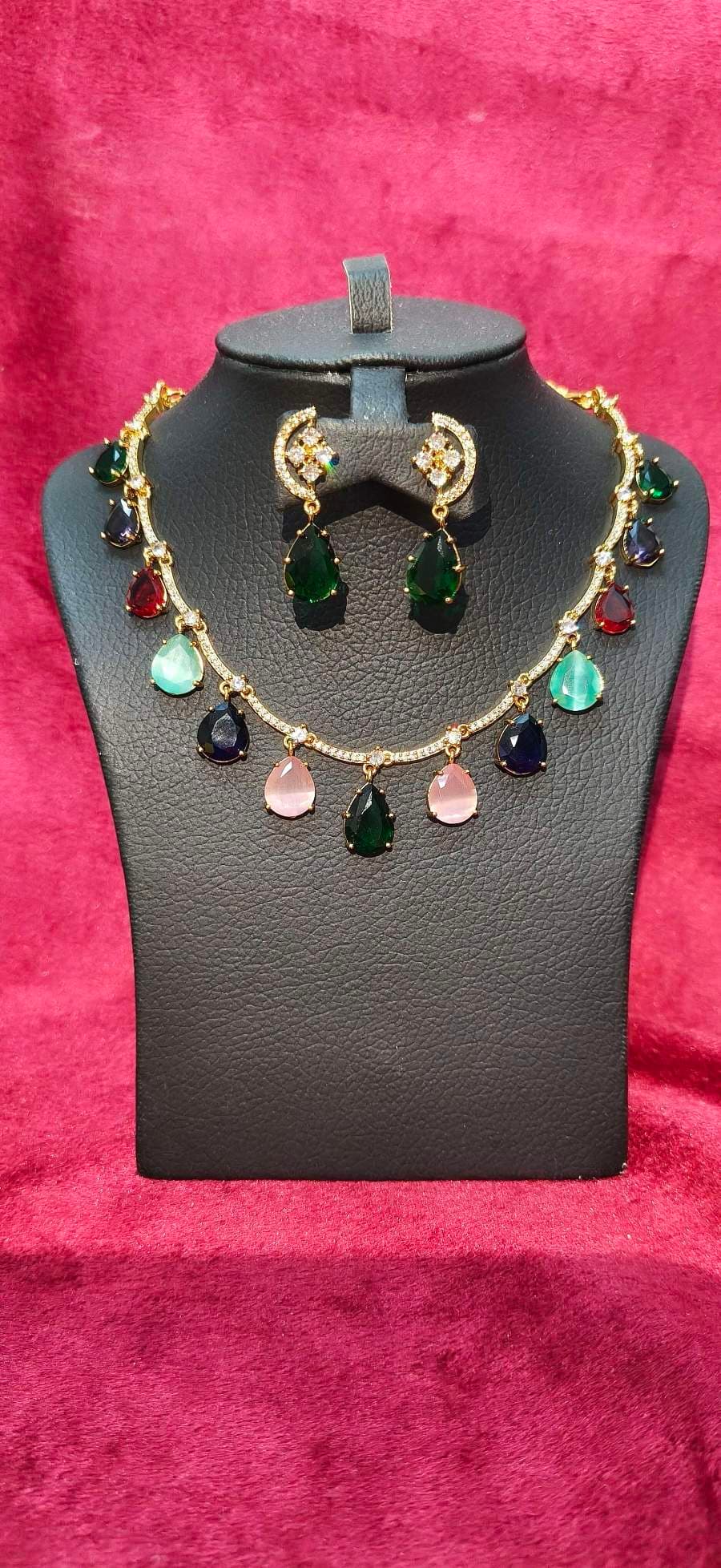 AD stone necklace thumbnail 3