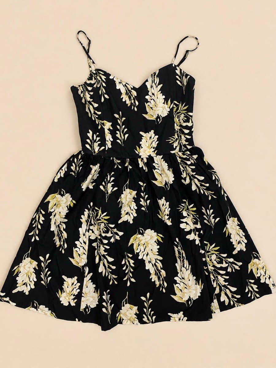 Floral Print Mini Dress