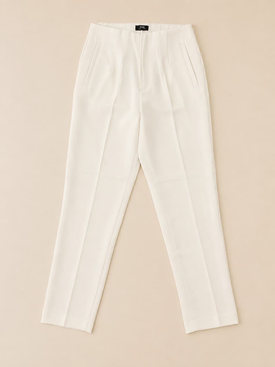 Max White Tailored Trousers