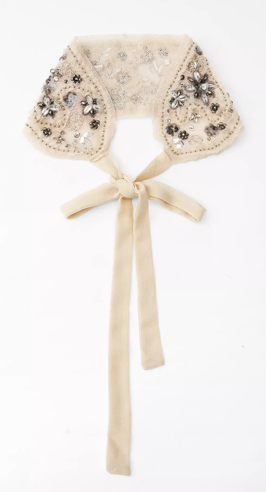 Embroidered Rhinestone Headband
