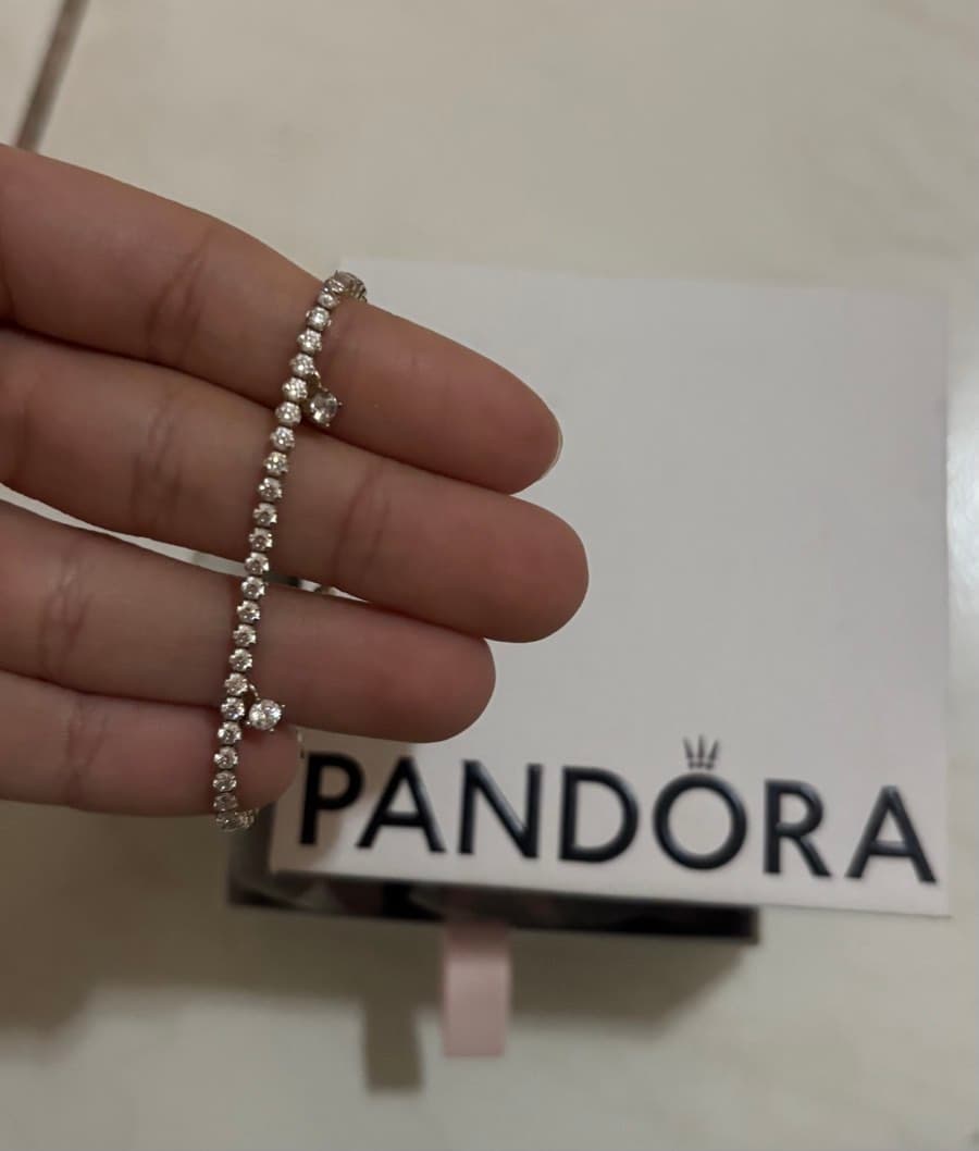 Pandora Sparkling Tennis Bracelet