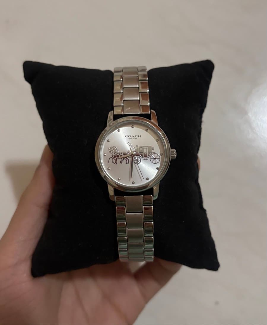 Coach Silver Tone Watch