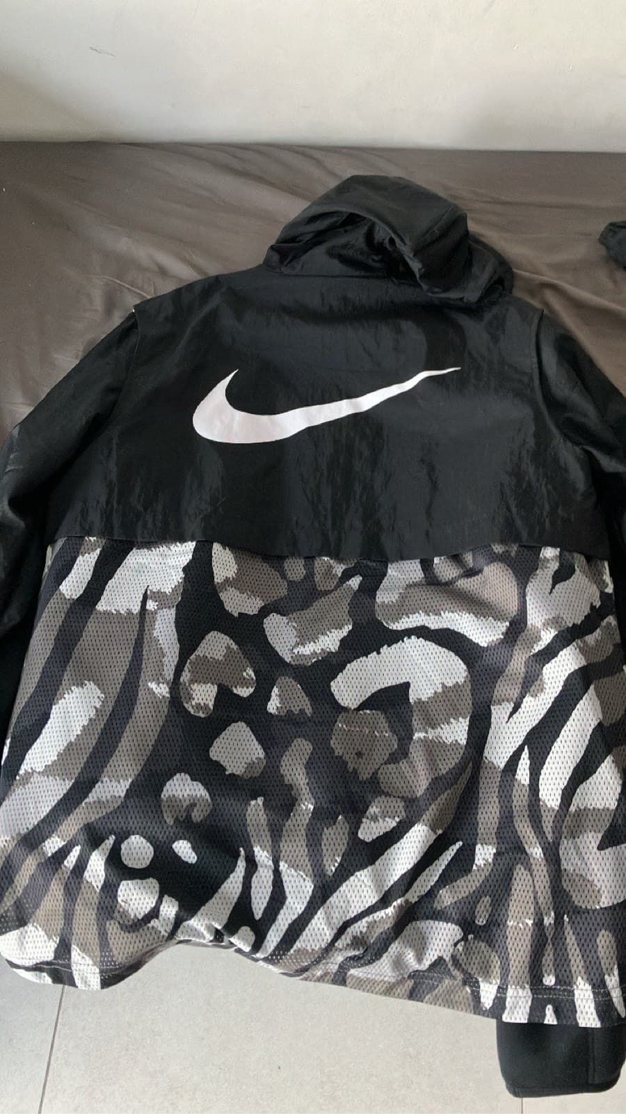 Black Camouflage Hooded Jacket thumbnail 2