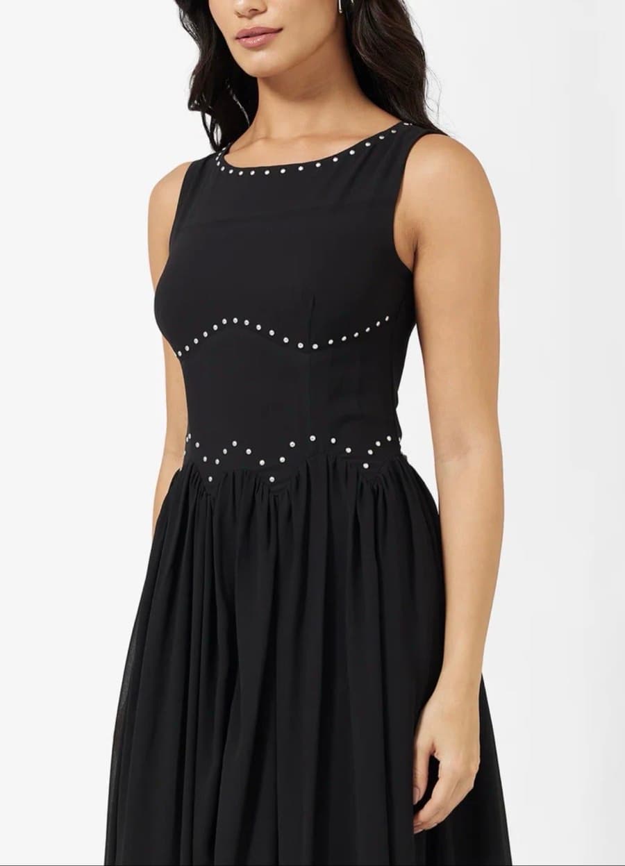 Black Embellished Maxi Dress thumbnail 3