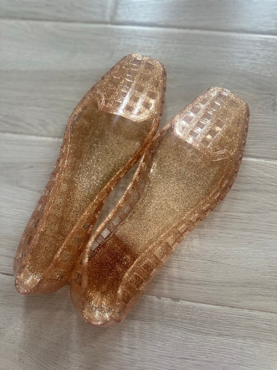 Glitter Jelly Ballet Flats thumbnail 7